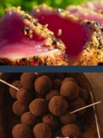 Tataki de thon + Tiramisu balls