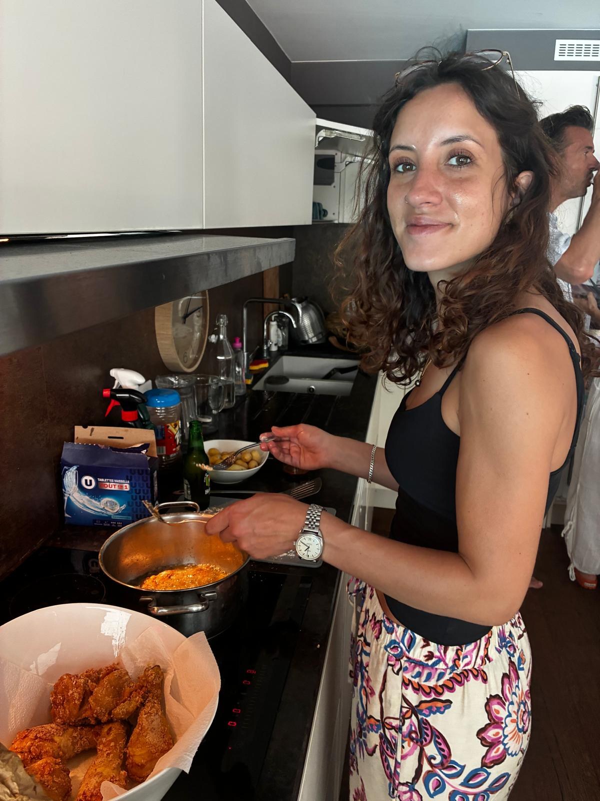Karage sorti de la friture