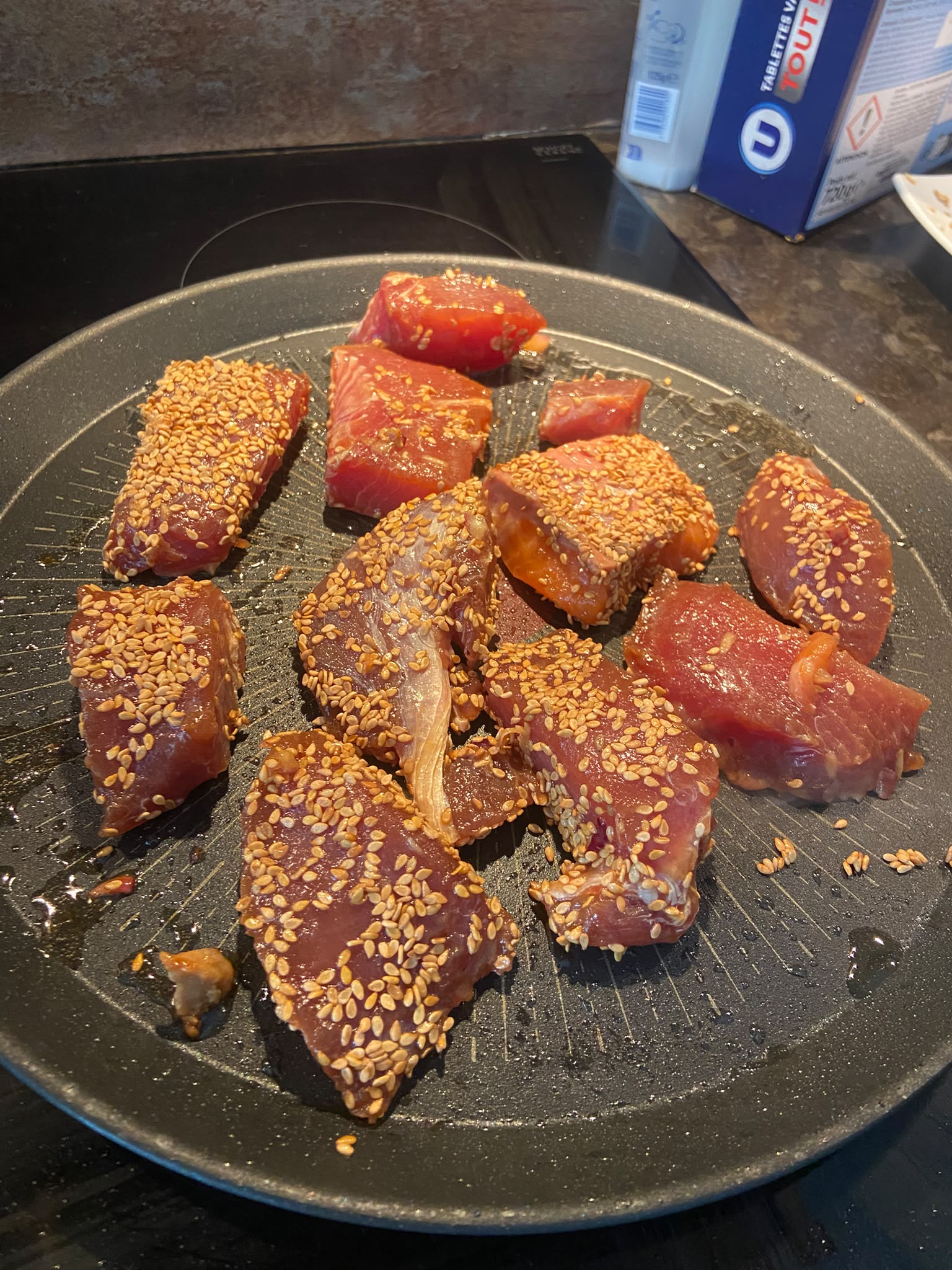 Préparation du tataki de thon — 4